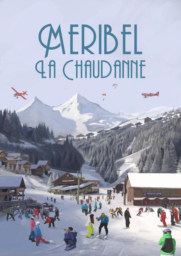Meribel Centre La Chaudanne, Real Ski In And Out, 3 Bedrooms 2 Bathrooms Newly Renovated, Chalet L'Eperviere Экстерьер фото